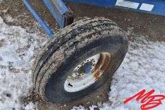 Long Water Reel w/Big Gun Sprinkler, 5" Poly Hose