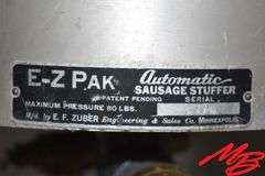 100lb EZ PAK Hydraulic Sausage Stuffer