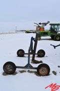Long Water Reel w/Big Gun Sprinkler, 5" Poly Hose
