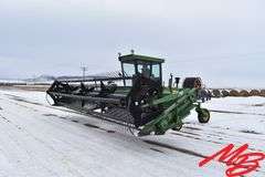 John Deere 2280 Diesel Swather, 24' Draper Header w/Poly Tine Reel
