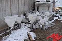 Feed & Water Pig Feeders, Assorted Lot