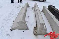 (1 pair) Concrete Cattleguard Footings 10'