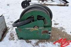 Super Reel w/ 4" Plastic Hose, Electric Windup (Running condition unknown)