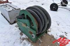 Super Reel w/ 4" Plastic Hose, Electric Windup (Running condition unknown)