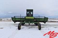 John Deere 2280 Diesel Swather, 24' Draper Header w/Poly Tine Reel