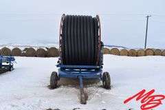 Long Water Reel w/Big Gun Sprinkler, 5" Poly Hose
