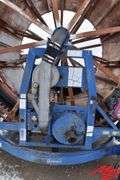 Long Water Reel w/Big Gun Sprinkler, 5" Poly Hose