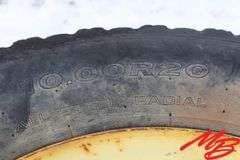 (4) Tires w/Rims; 10.00 R20 (pr), 8 bolt Rims