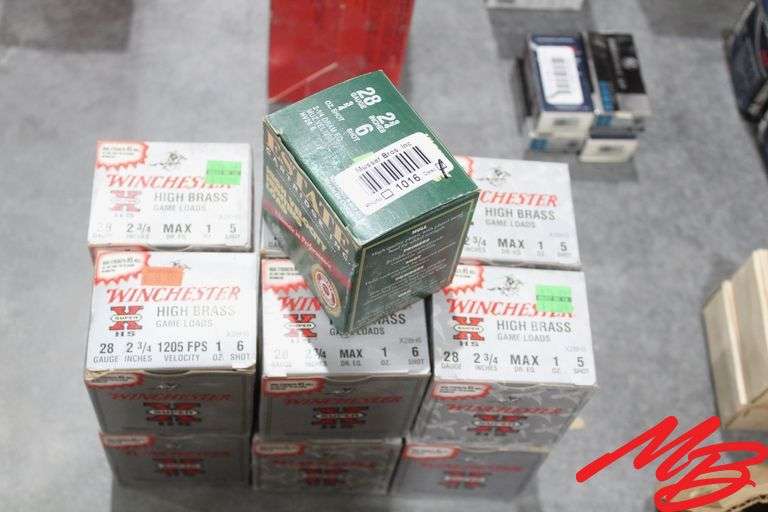 (13) Boxes Winchester 28 Gauge Shotgun Shells 2-3/4", 5/6 shot