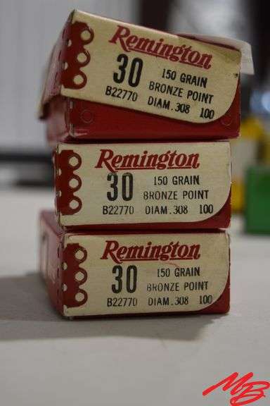 (3) Boxes 30 Cal Bullets