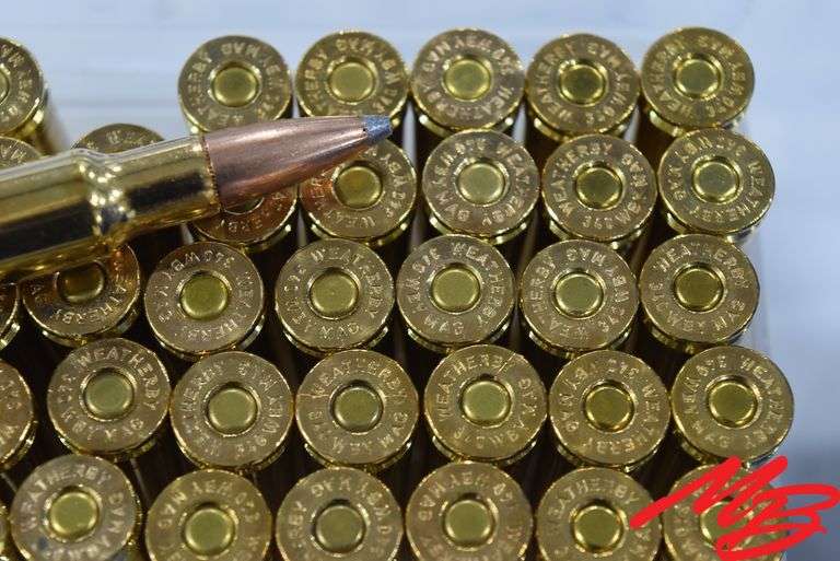 (2) Cases Ammo: 340 wby mag