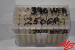 (2) Cases Ammo: 340 wby mag