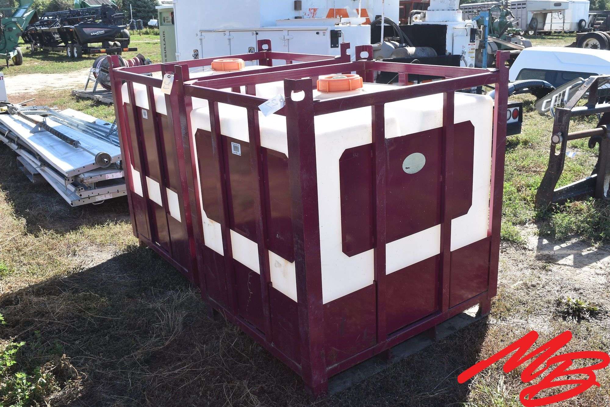 200-Gallon Chem Tote w/Steel Cage