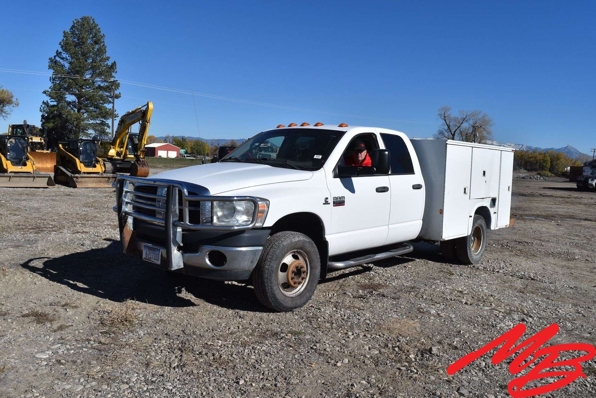 2009  Dodge  Ram 3500 HD 4x4 Crew Cab Service Truck
