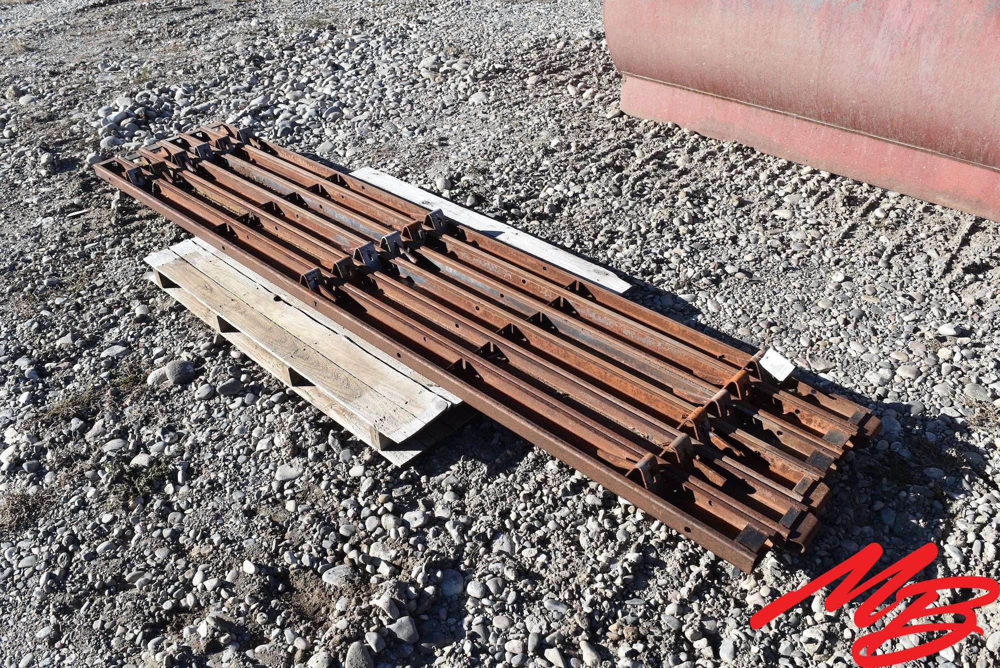 (6) 10'x4" Steel Concrete Forms
