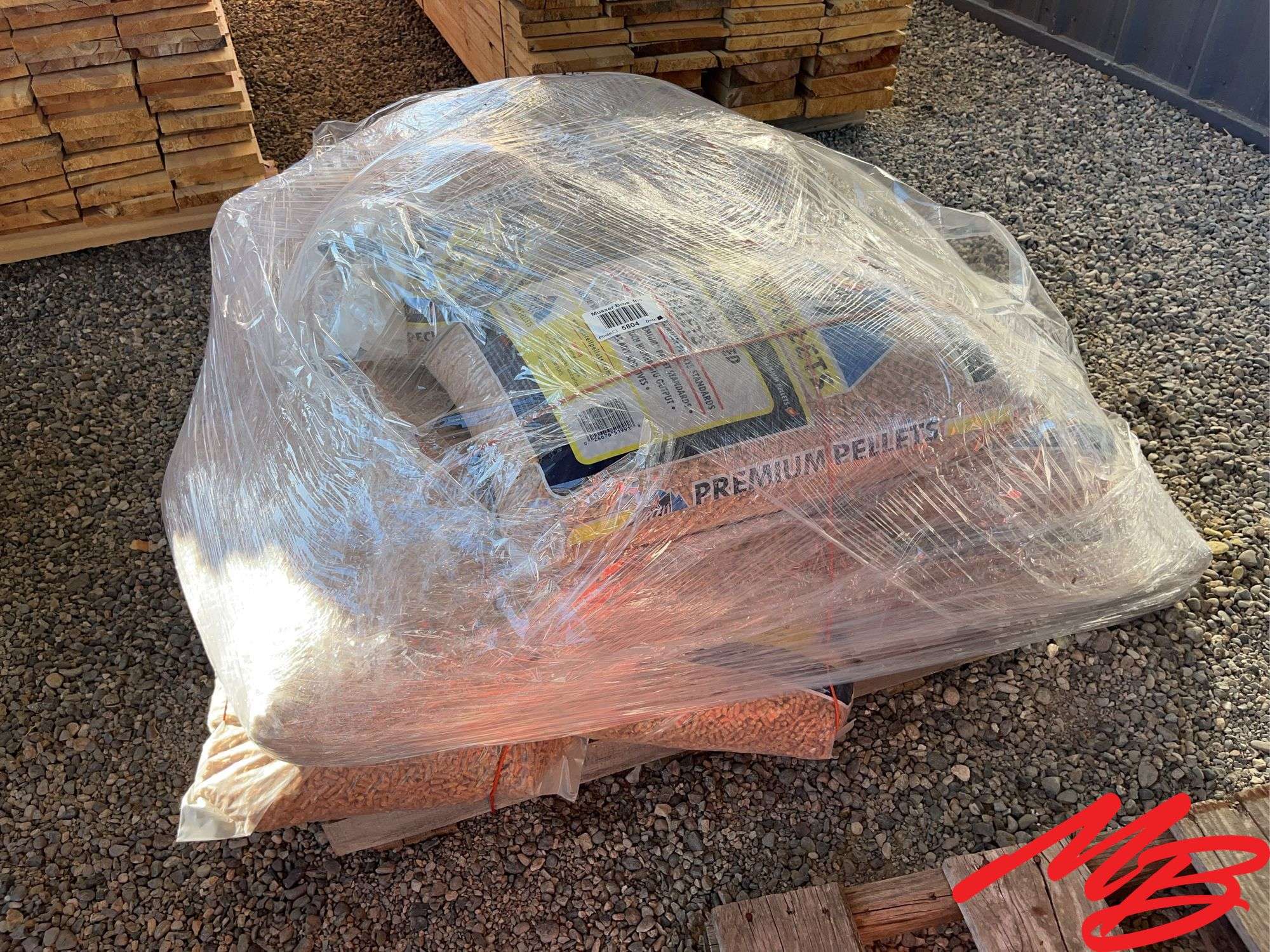Pallet Lot of Purcell  Premium Pellets, (14) 40-lb Bags