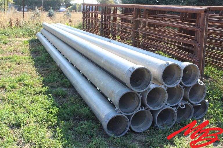 (12) 10"x30 Gated Pipe