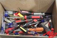 Box of Assorted Screwdrivers