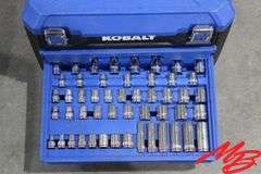 Kobalt Tool Set, 1/4"-1/2" Ratchet Set