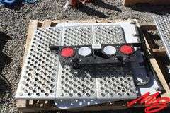 Pallet Lot of New KW T880 Take Off's; 1 set of Mud Flaps w/Hangers; (1) 3' section of New Tread Deck