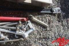 Assorted Tools:  High Lift Jack (bent), Pintle Hitch, Pins, etc.