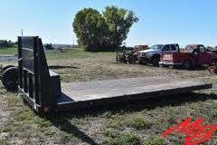 Steel Flatbed 17'9x8' w/Metal Toolbox
