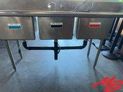 Duke SS 3 Bay Sink