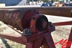 One Pair of Saw Horses w/Rolling Pipe, 32"x14'