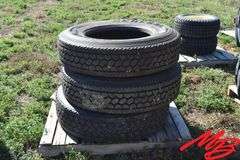 (3) Truck Tires 295/75R22.5 General ST250 (vg)