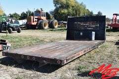 Steel Flatbed 17'9x8' w/Metal Toolbox