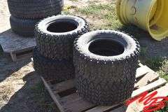 (4) Tires:  (2) 23x80-12, (2) 23x10.50-12 (gd)
