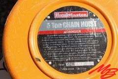 Harrington 3-Ton Chain Hoist w/Chain Hoist Trolley