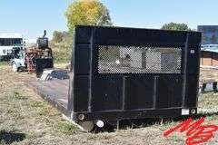 Steel Flatbed 17'9x8' w/Metal Toolbox