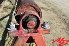 One Pair of Saw Horses w/Rolling Pipe, 32"x14'
