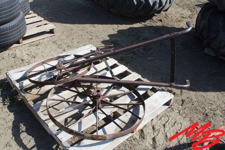 Antique Garden Cultivator plus Extra Wheel