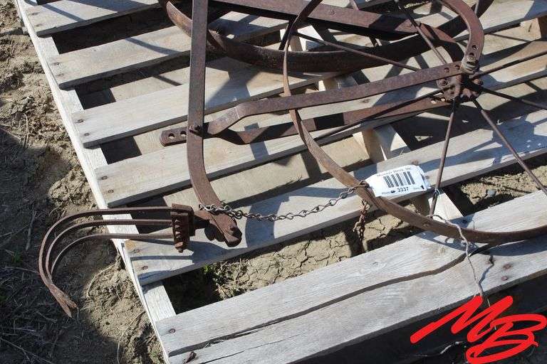 Antique Garden Cultivator plus Extra Wheel