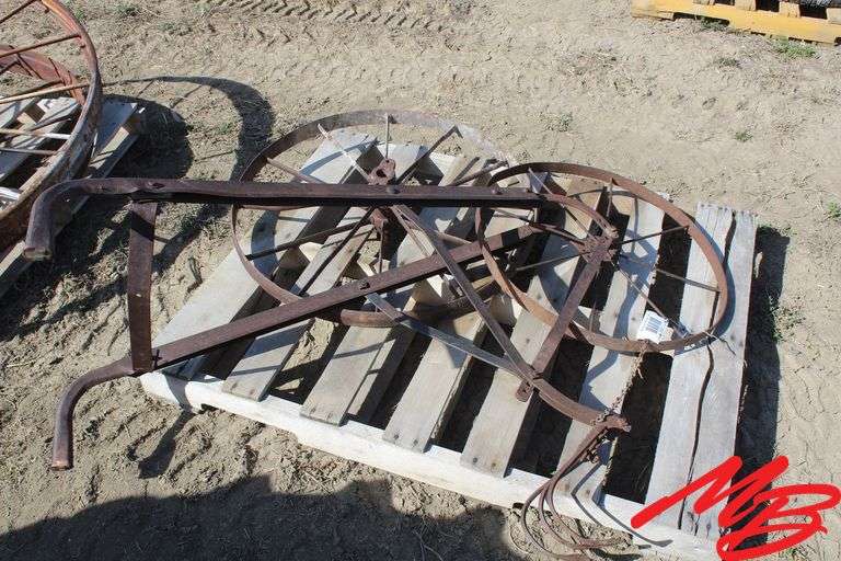Antique Garden Cultivator plus Extra Wheel