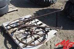 Antique Garden Cultivator plus Extra Wheel