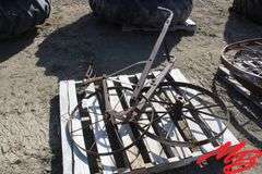 Antique Garden Cultivator plus Extra Wheel