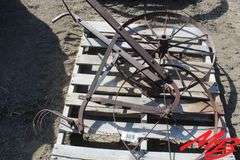 Antique Garden Cultivator plus Extra Wheel