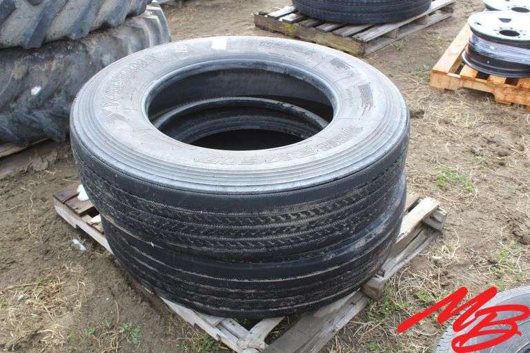 (2) Truck Tires 11R24.5 (gd)