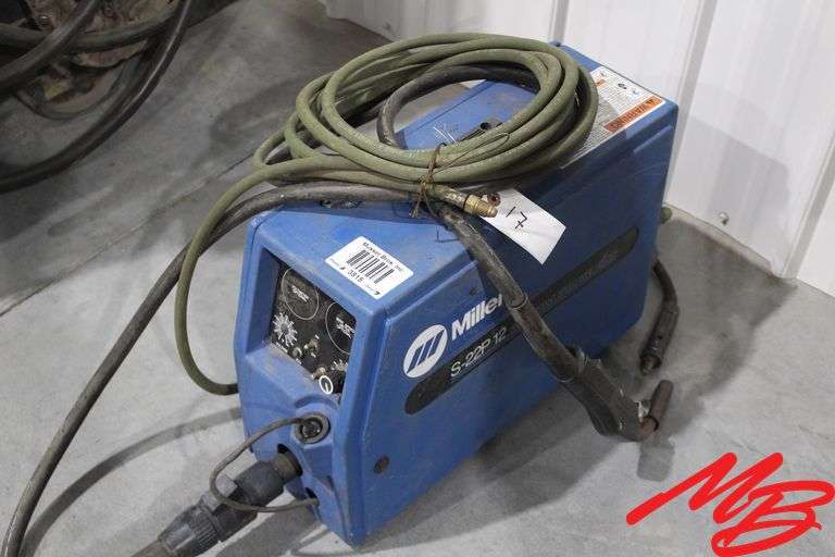 Miller S-22P 12 24v Constant Speed Wire Feeder w/Gas Hose & Mig Gun