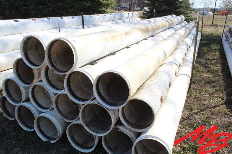 Plastic Gated Pipe, 12"x30', 20" spacing