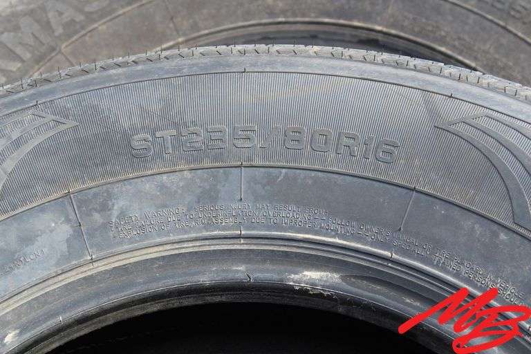 5 New Trailer Tires, ST235/80R16