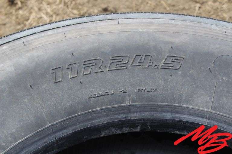 (2) Truck Tires 11R24.5 (gd)