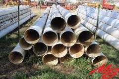 Plastic Gated Pipe, 12"x30', 20" spacing