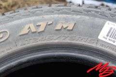 (4) Tires, LT245/75R16, (fr)