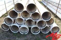 Plastic Gated Pipe, 12"x30', 20" spacing
