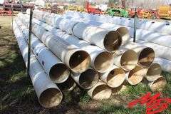 Plastic Gated Pipe, 12"x30', 20" spacing