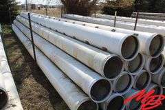 Plastic Gated Pipe, 12"x30', 20" spacing